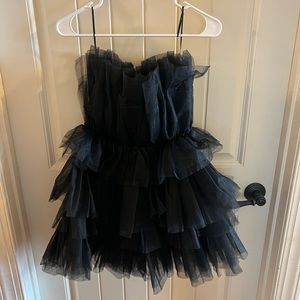 MABLE black strapless dress. Size small.